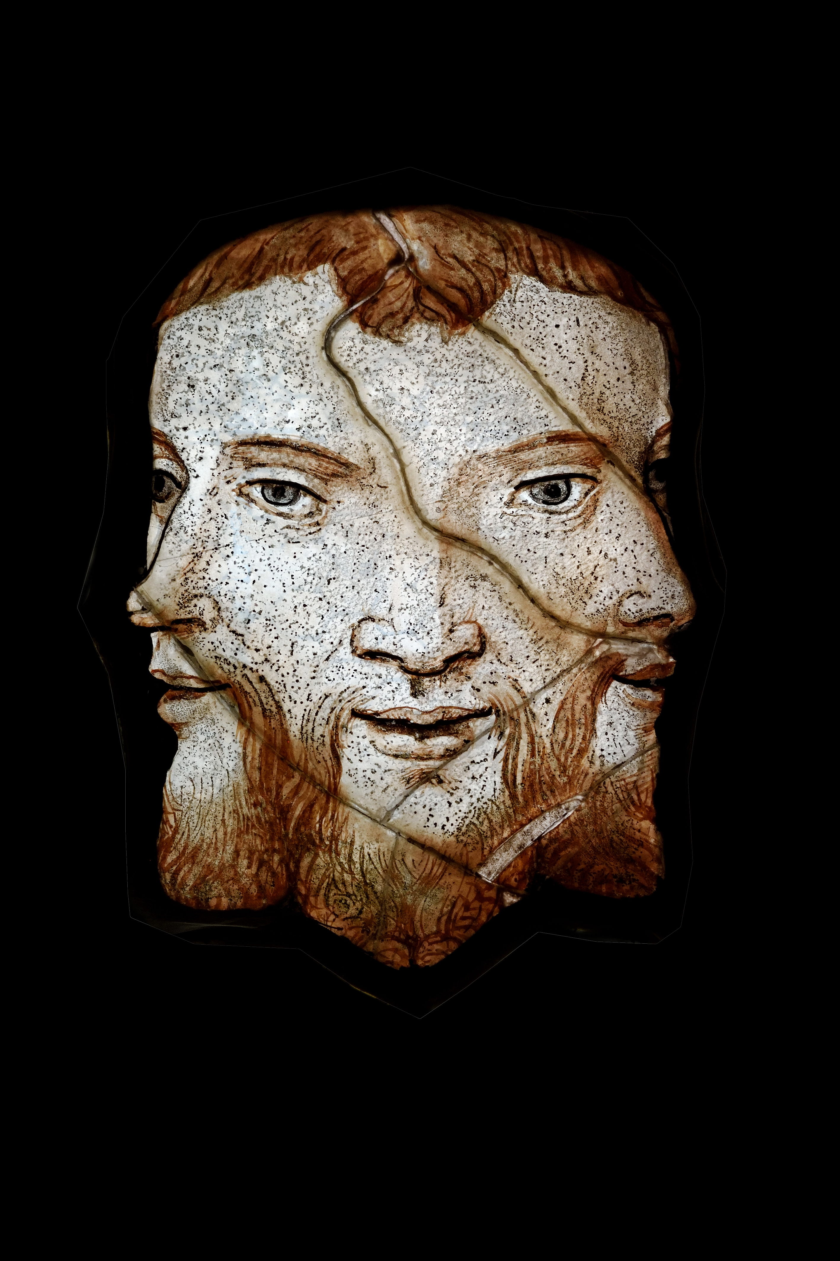 Portraits de verre. Photographies de Francis Bouquerel.